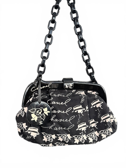 CHANEL – Mini Croisière Bag 2005-2006 with mirror charm
