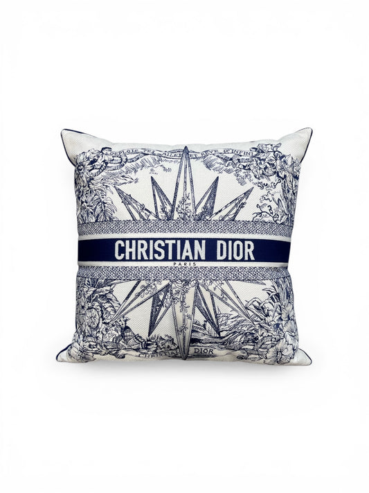 Dior Maison Cushion – Toile de Jouy Navy Blue