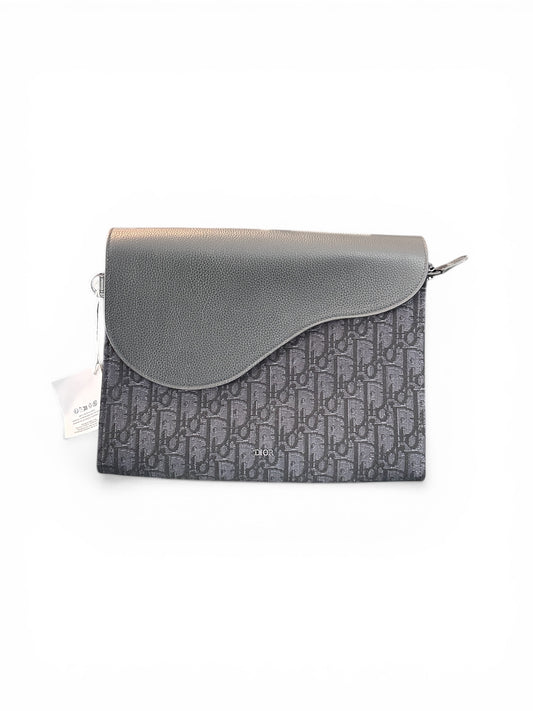 CHRISTIAN DIOR – Pochette Saddle A5 en toile Oblique