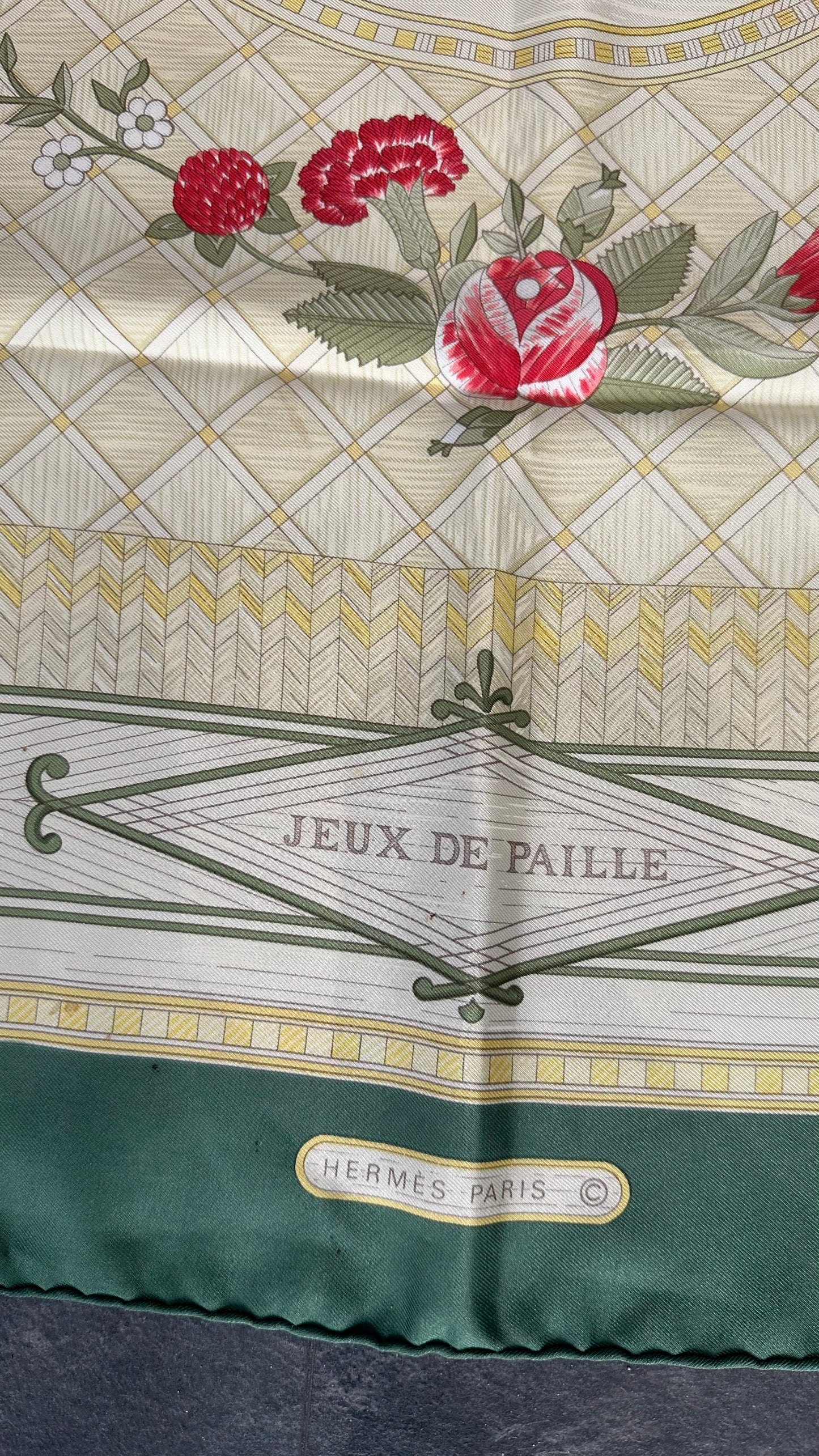 Carré Hermès 90 Jeux de Paille