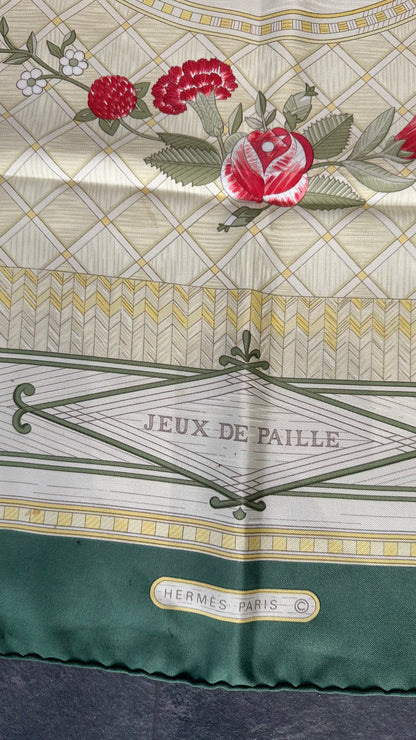 Carré Hermès 90 Jeux de Paille