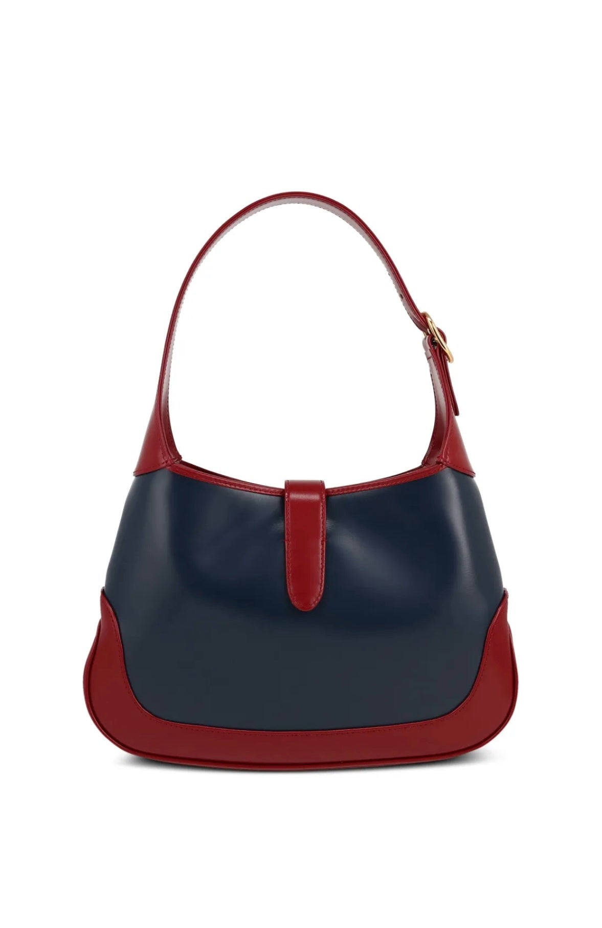 Sac à main Gucci Jackie en cuir bordeaux et bleu
