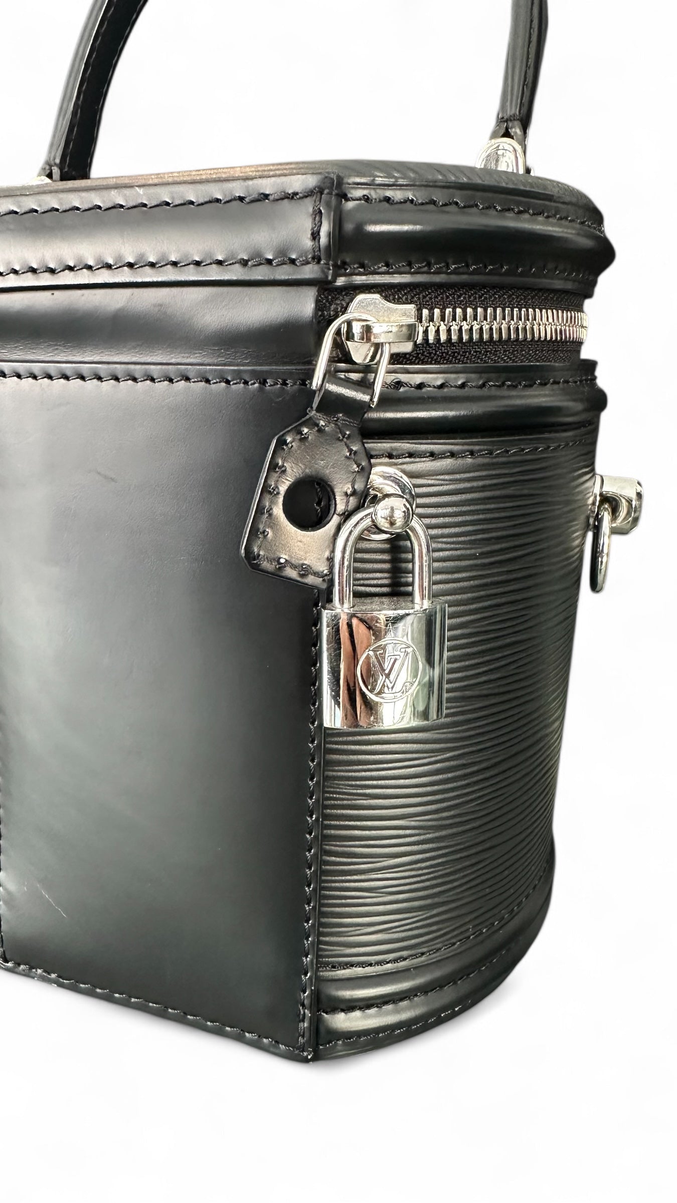 Louis Vuitton Cannes – Cuir Épi Noir – Full Set