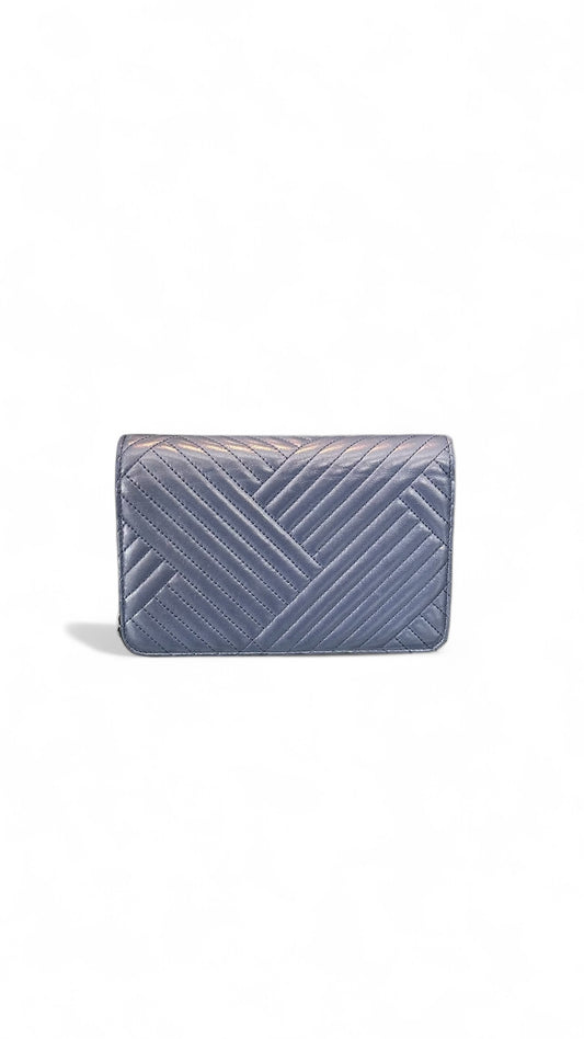 Chanel Wallet on Chain – Cuir d’agneau bleu – Années 2016