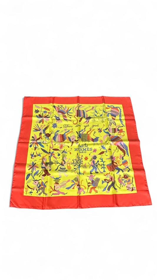 Carré Hermès 90 Din tini ya zue