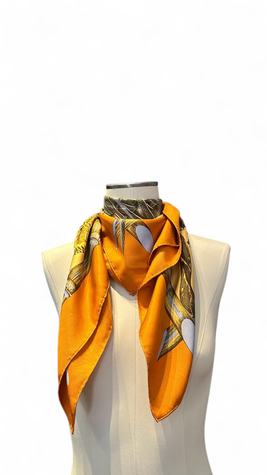 Carré Hermès 90 Jardin Créole