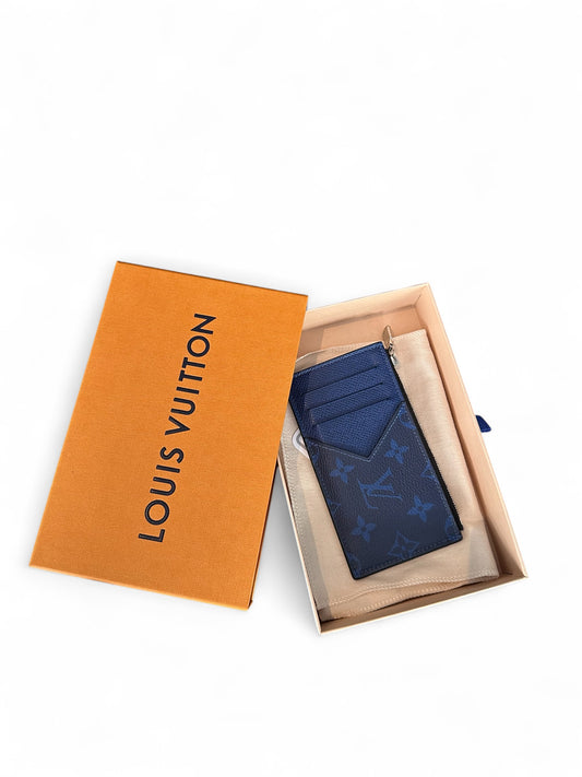 Porte-cartes Louis Vuitton Monogram Empreinte Bleu Marine