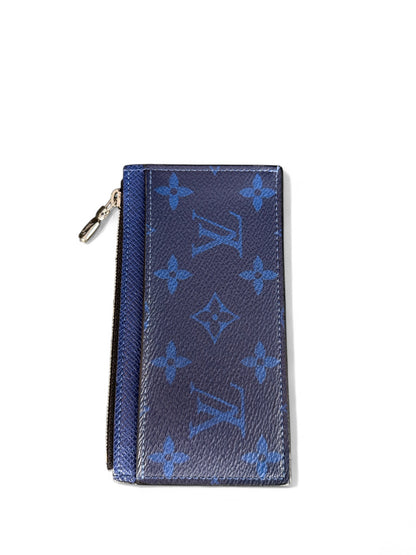 Porte-cartes Louis Vuitton Monogram Empreinte Bleu Marine