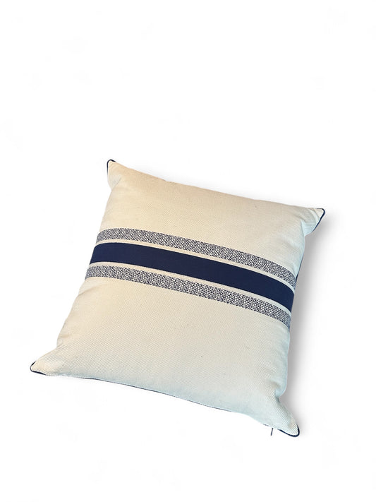 Coussin Dior Maison – Toile de Jouy Bleu Marine