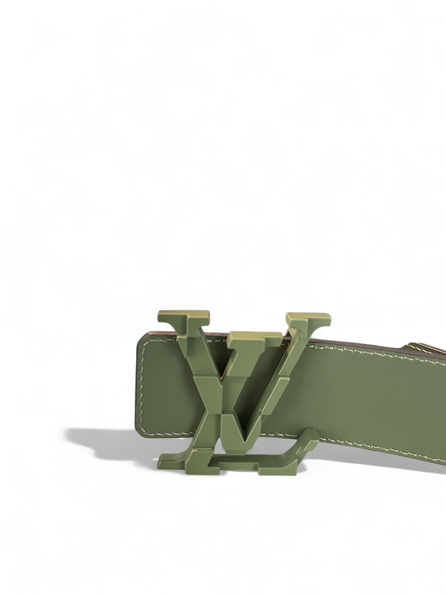 Louis Vuitton LV Mega Pixel 40mm Ceinture Réversible Damoflage Vert Damier