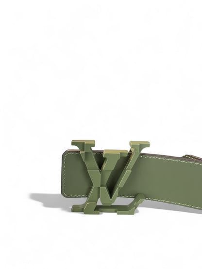 Louis Vuitton LV Mega Pixel 40mm Ceinture Réversible Damoflage Vert Damier