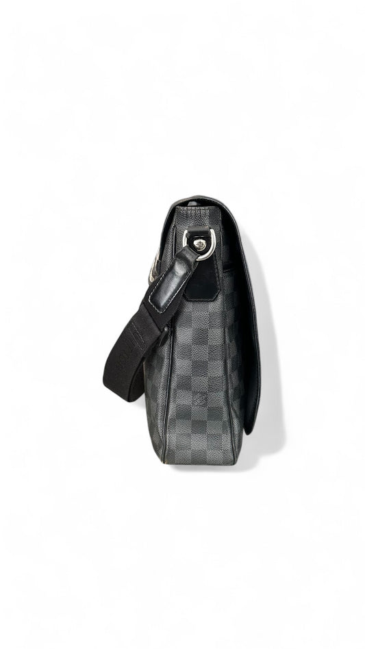 Sac Louis Vuitton noir Damier Graphite Renzo