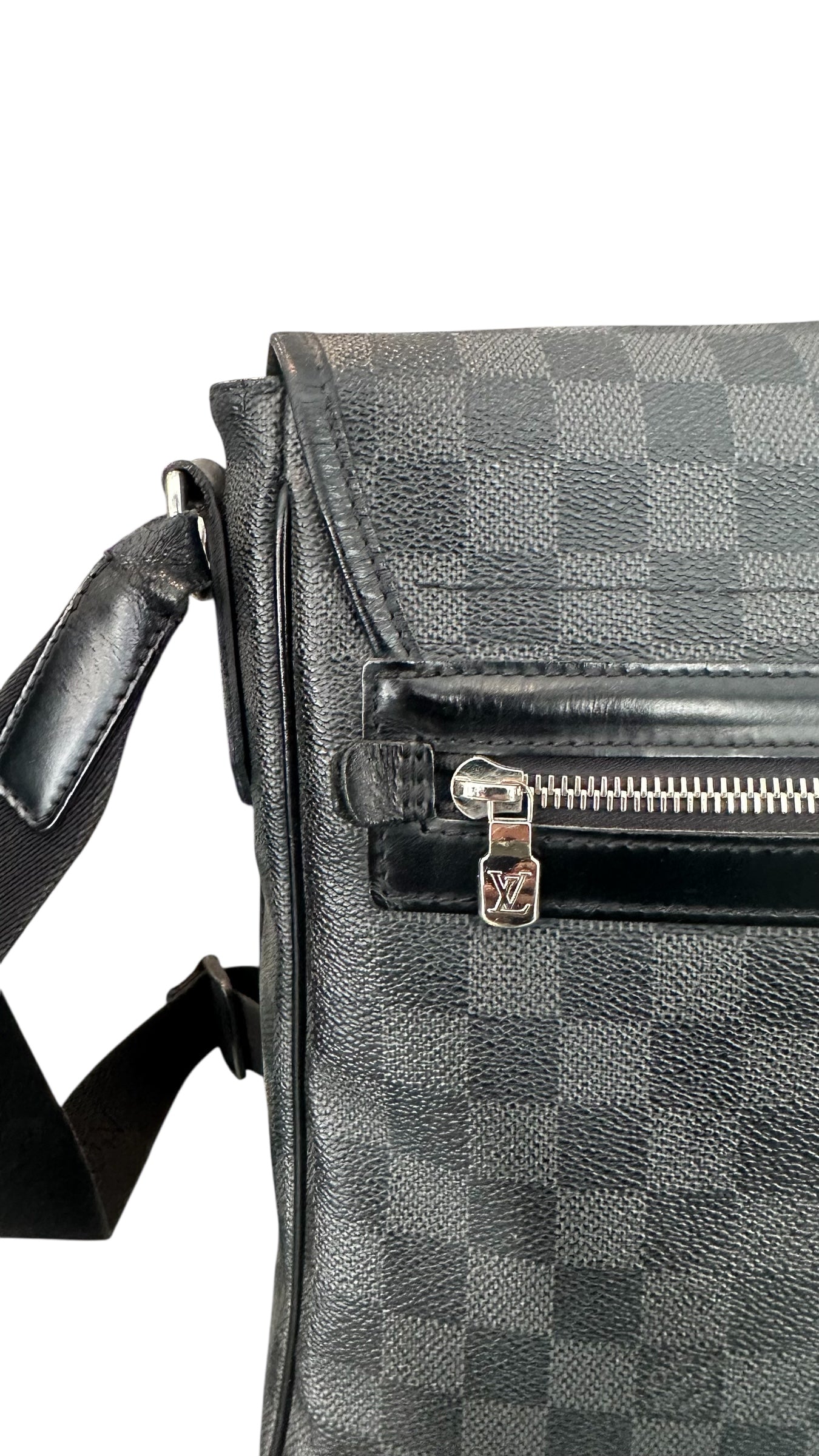 Sac Louis Vuitton noir Damier Graphite Renzo