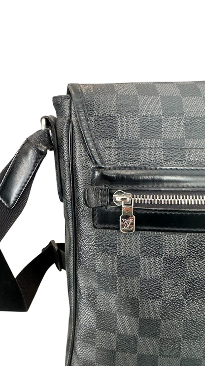 Sac Louis Vuitton noir Damier Graphite Renzo