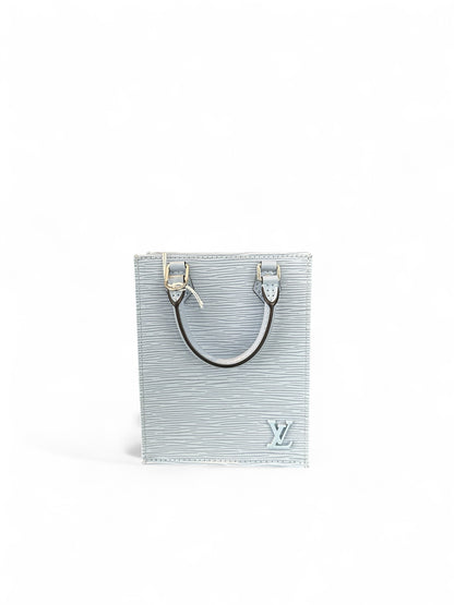 Sac Cabas Plat Louis Vuitton Cui epir Bleu + bandoulière