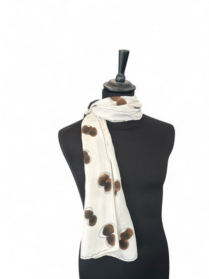 Carré de soie vintage Courrèges – Années 70