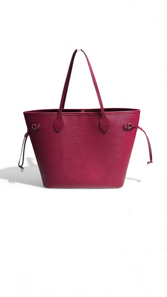 Never full Louis Vuitton Cuir Epi framboise