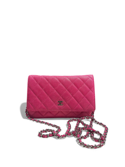 WOC Chanel - rose cuir caviar