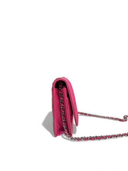 WOC Chanel - rose cuir caviar