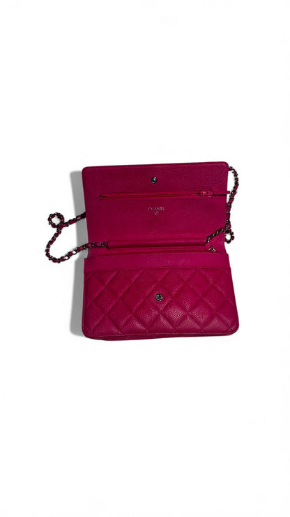 WOC Chanel - rose cuir caviar