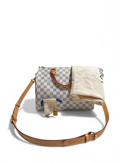 Speedy Louis Vuitton 30 cm damier azur