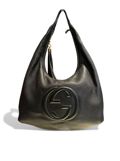 Sac Gucci hobo soho gm en cuir noir