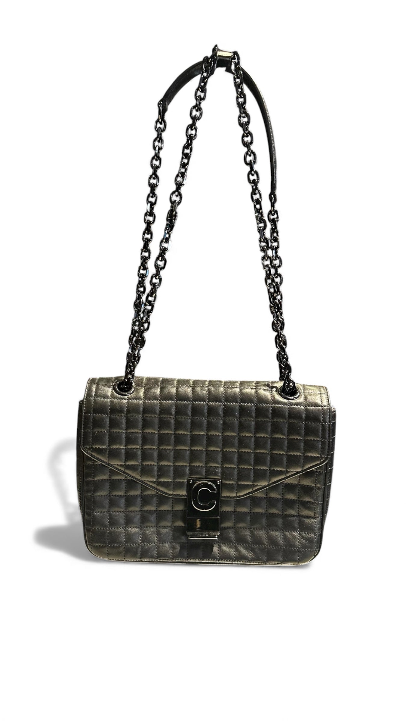 Celine C Bag – Cuir Noir – Parfait état – Élégance intemporelle
