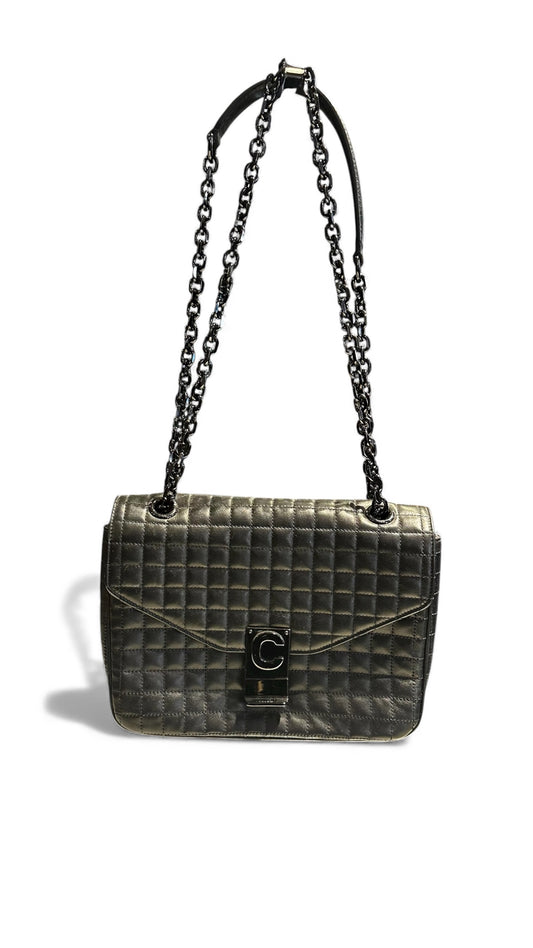 Celine C Bag – Cuir Noir – Parfait état – Élégance intemporelle