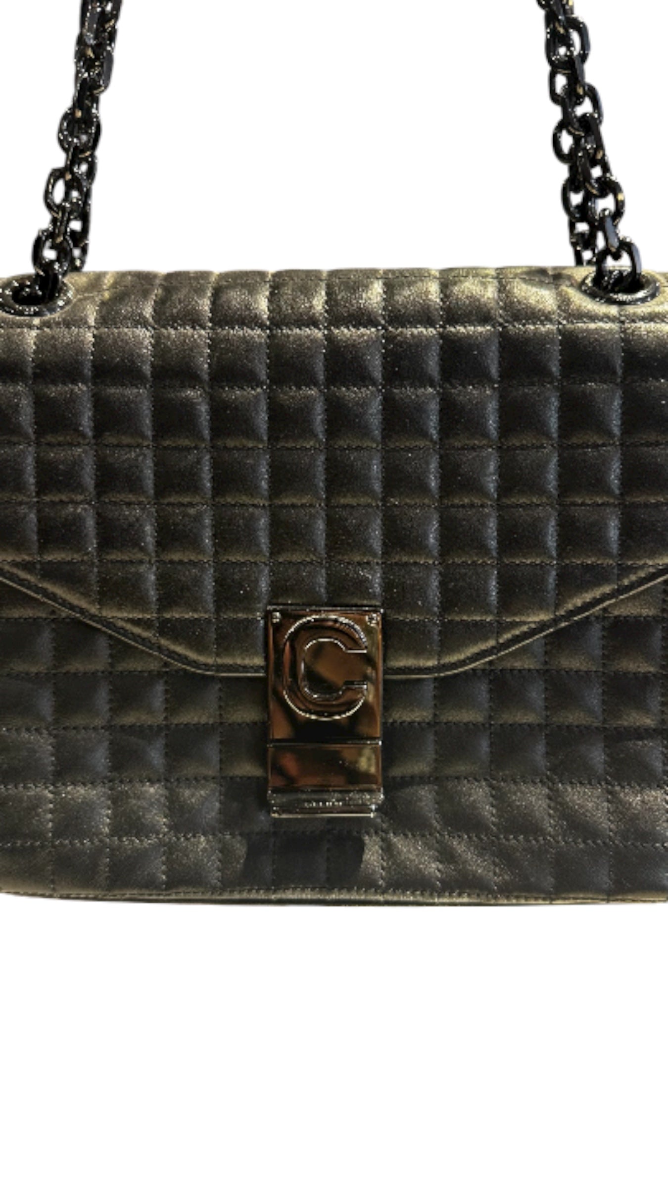 Celine C Bag – Cuir Noir – Parfait état – Élégance intemporelle