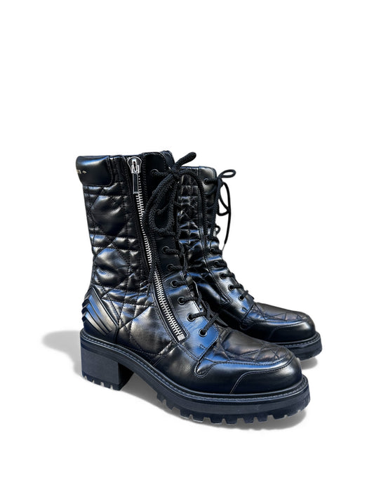 Boots Dior - cuir noir