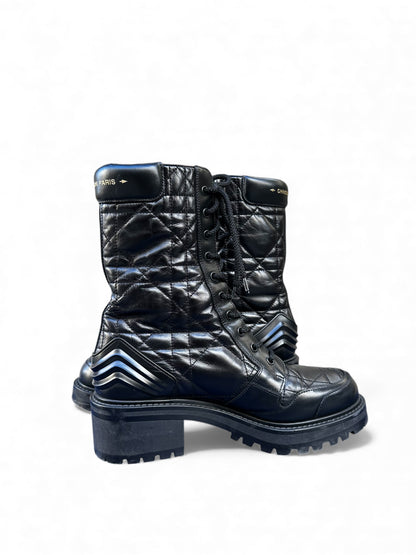 Boots Dior - cuir noir