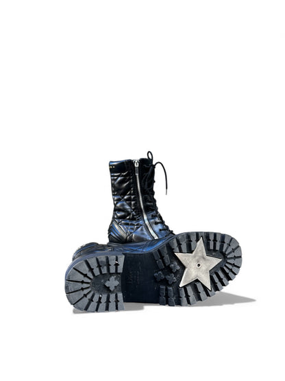 Boots Dior - cuir noir
