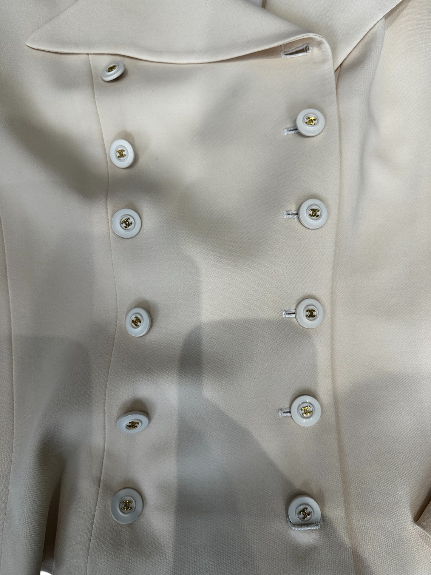 Veste Chanel  -  Beige vintage made in france