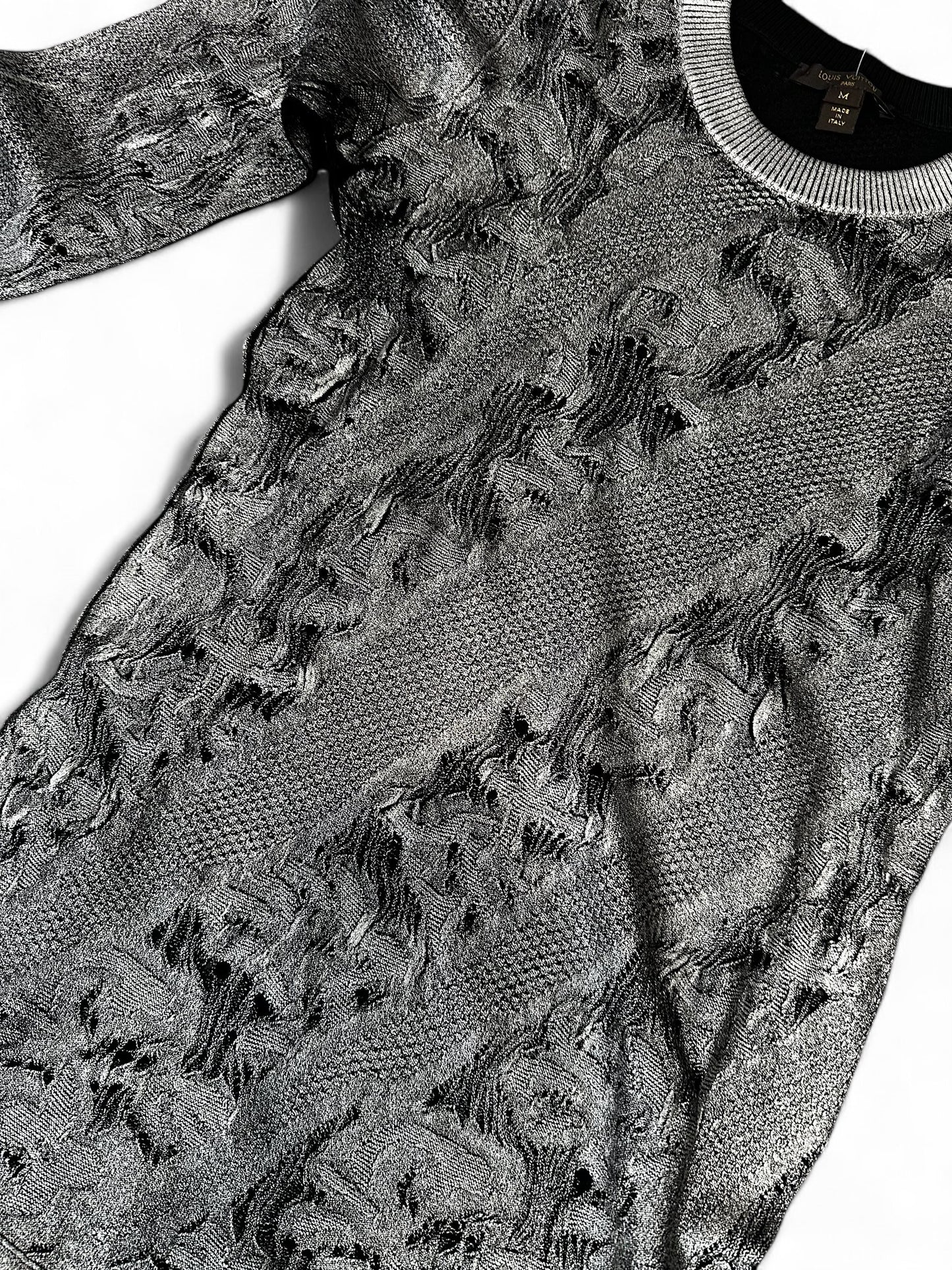 Top Louis Vuitton gris/argenté