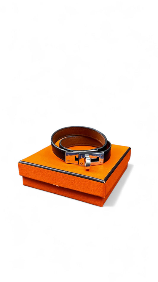 Hermès – Bracelet Mini Kelly Double Tour
