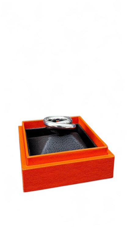 Hermès – Bague Vertige en argent