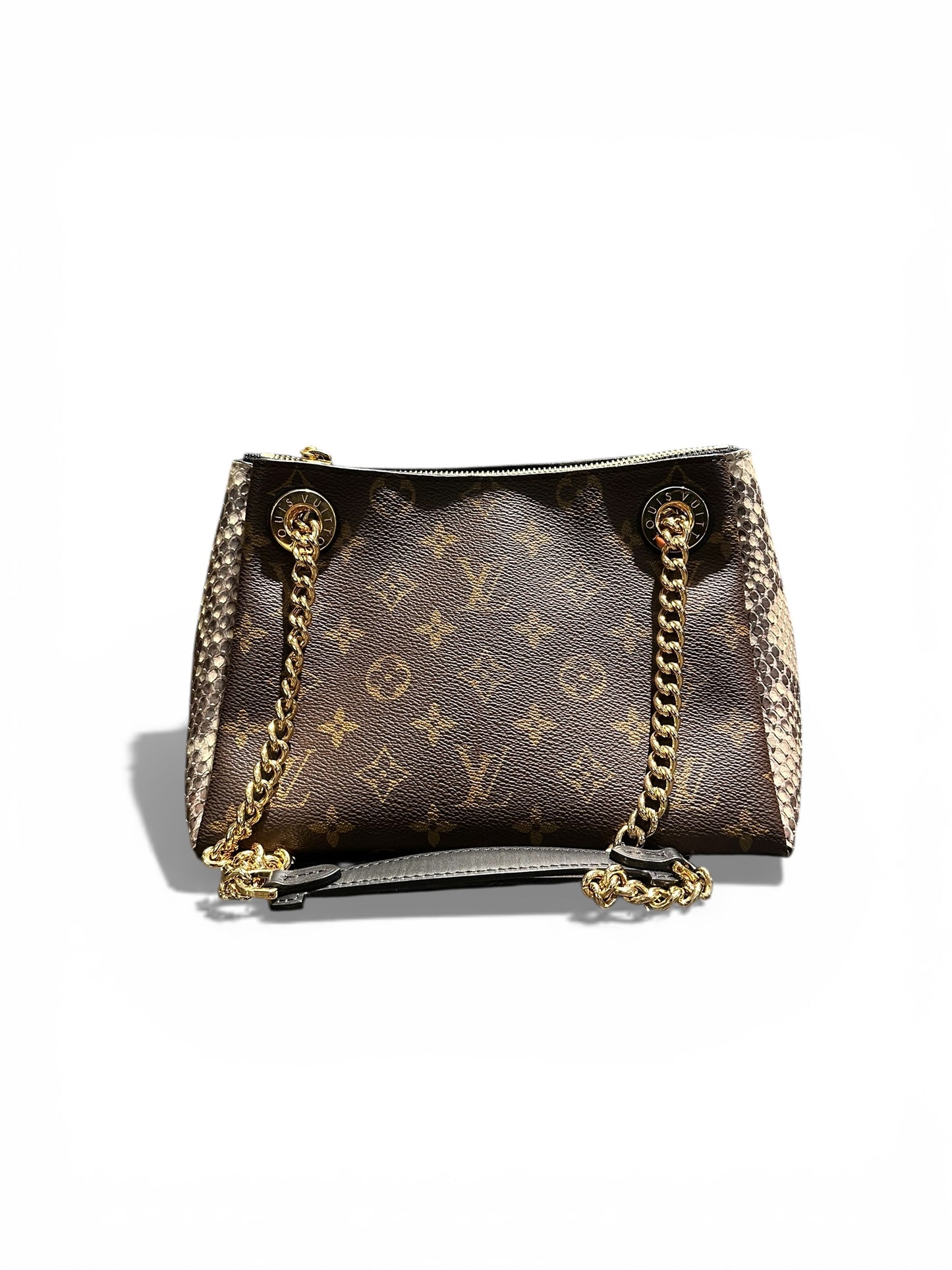 Sac louis vuitton Surène BB monogram & python