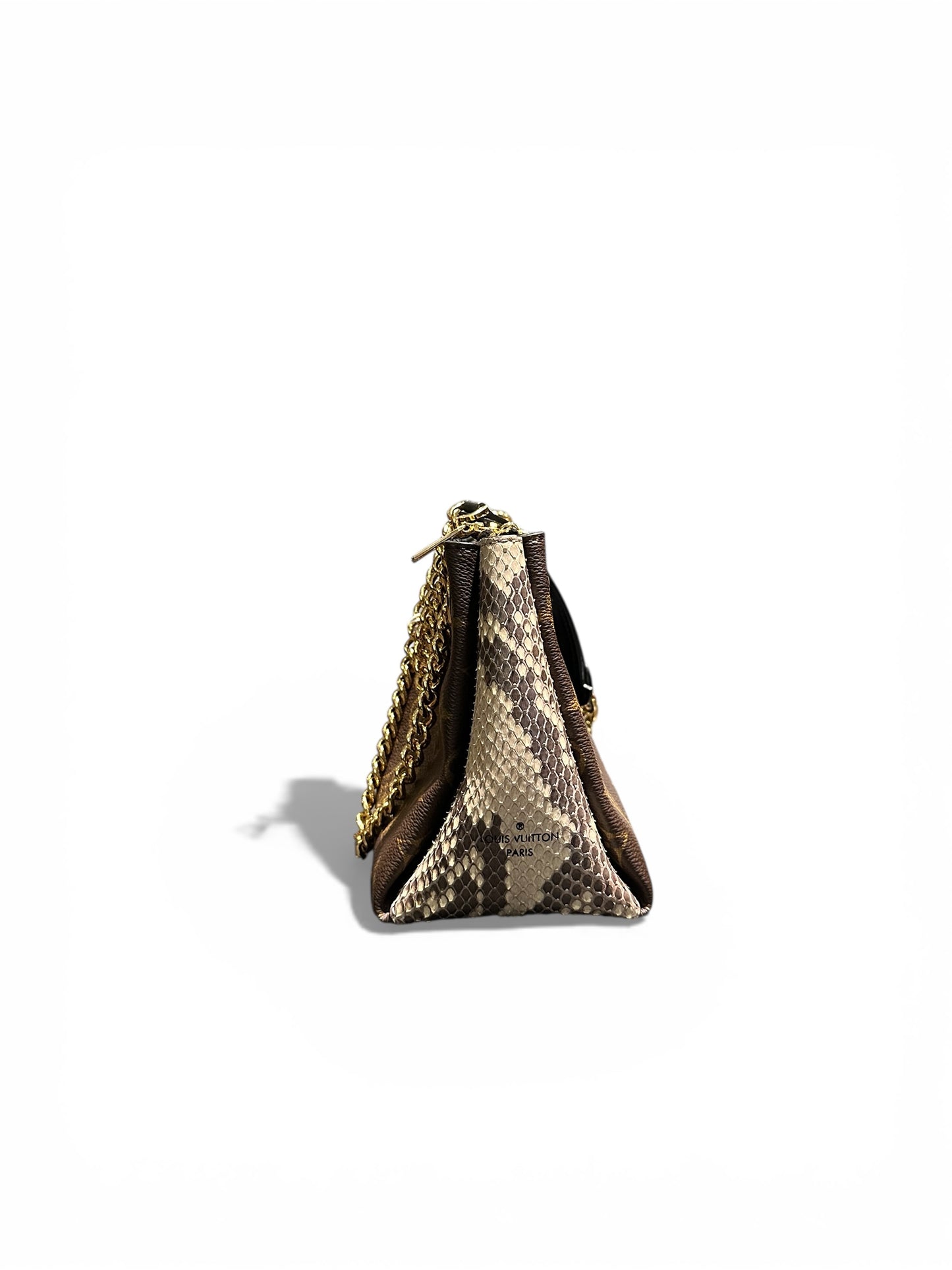 Sac louis vuitton Surène BB monogram & python