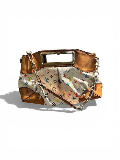 Louis Vuitton Judy – Toile Monogram Multicolore Blanc