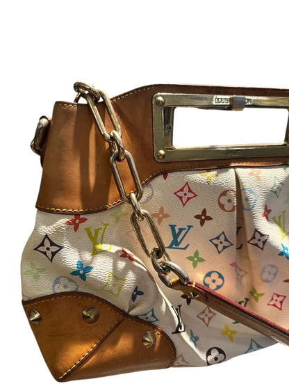 Louis Vuitton Judy – Toile Monogram Multicolore Blanc