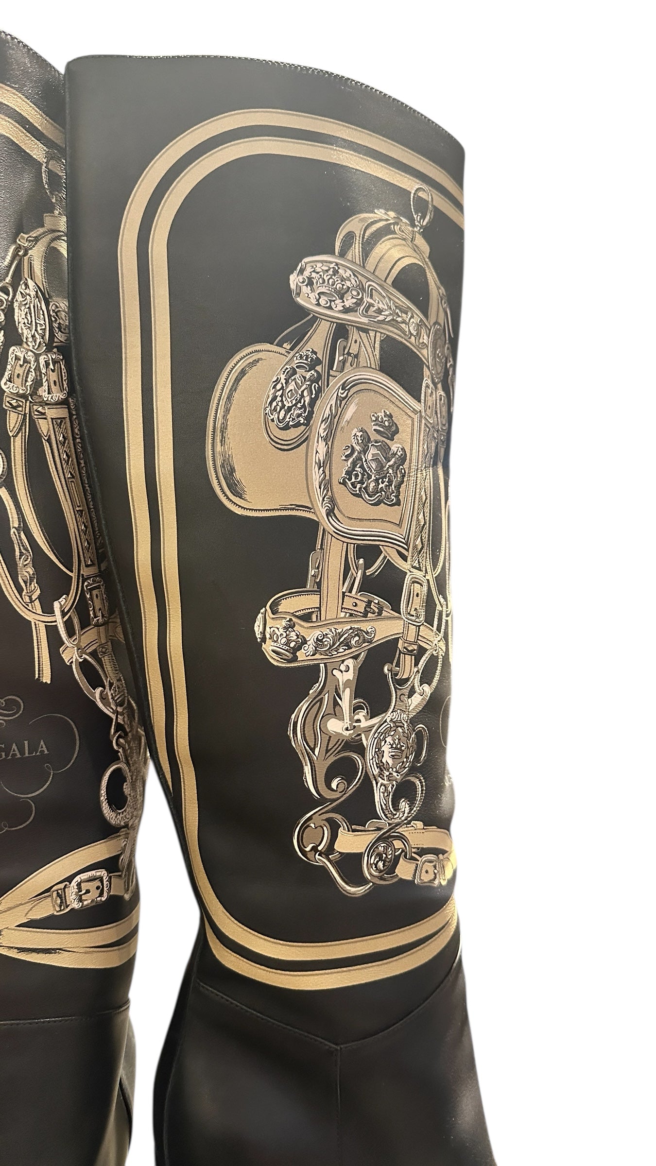 Bottes Hermès Joan – imprimé Brides de Gala