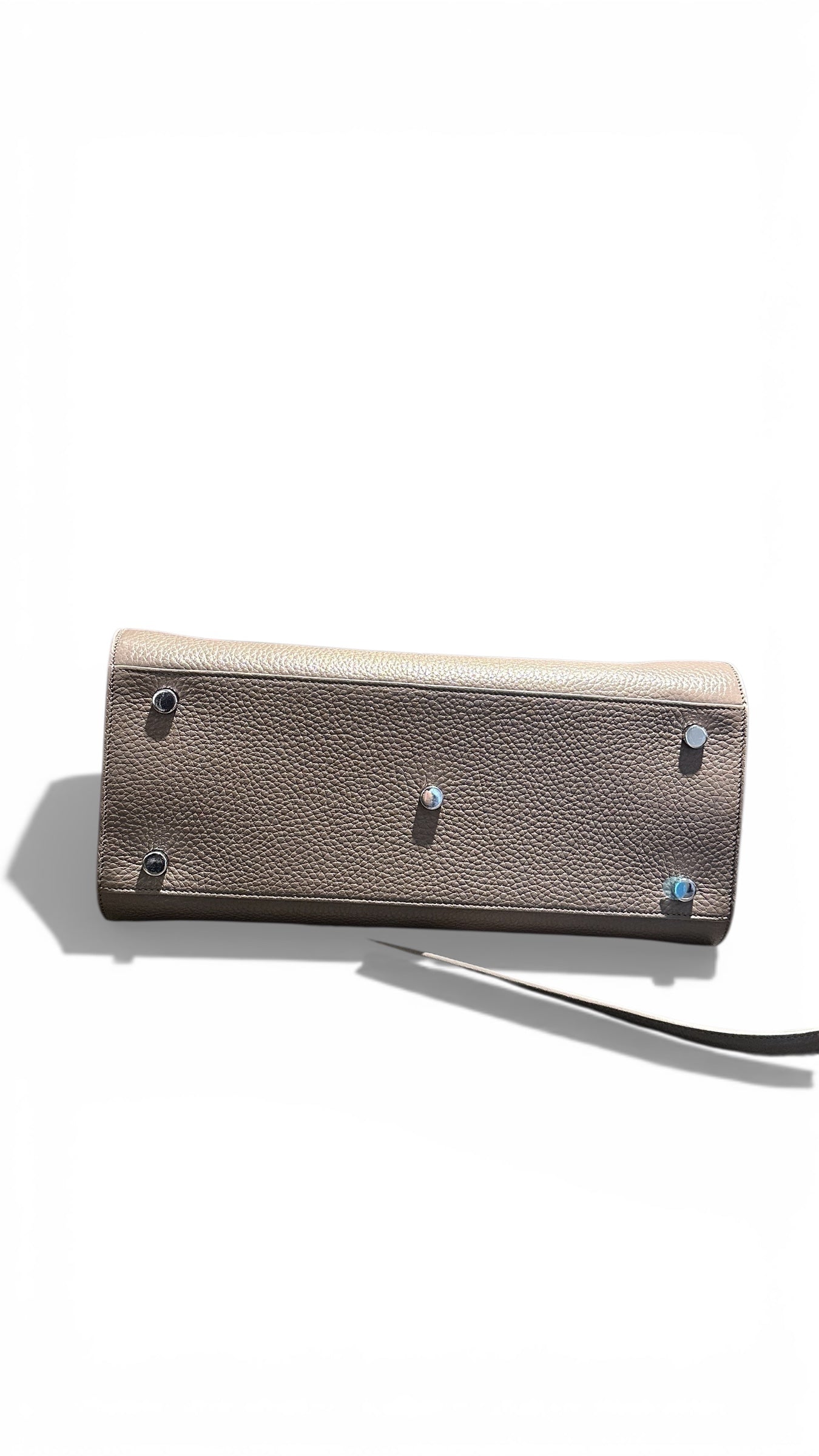 Saint Laurent – Sac de Jour en cuir grainé taupe