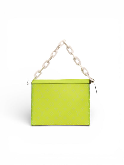 Louis Vuitton Pochette Monogram Sunset vert fluo (circa 2021)