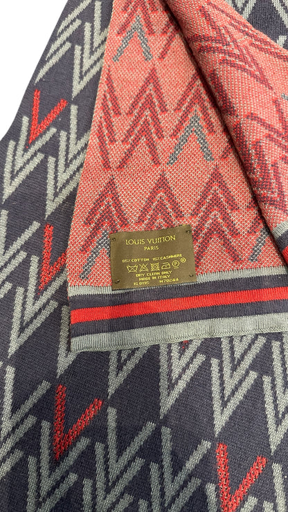 Écharpe / Châle Monogram graphique laine & soie