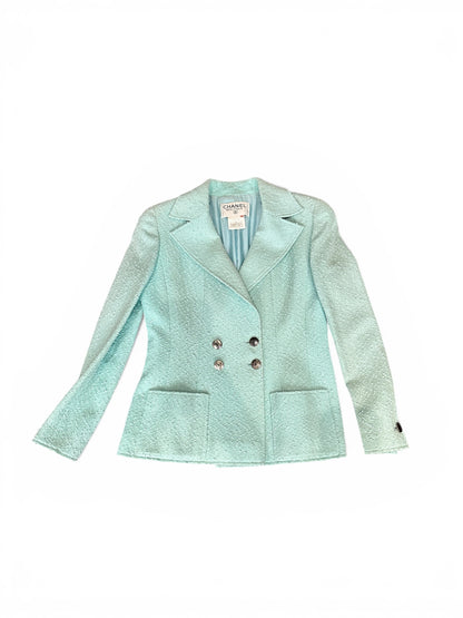 Veste Chanel Boutique vert menthe – Collection Printemps (circa 1999)