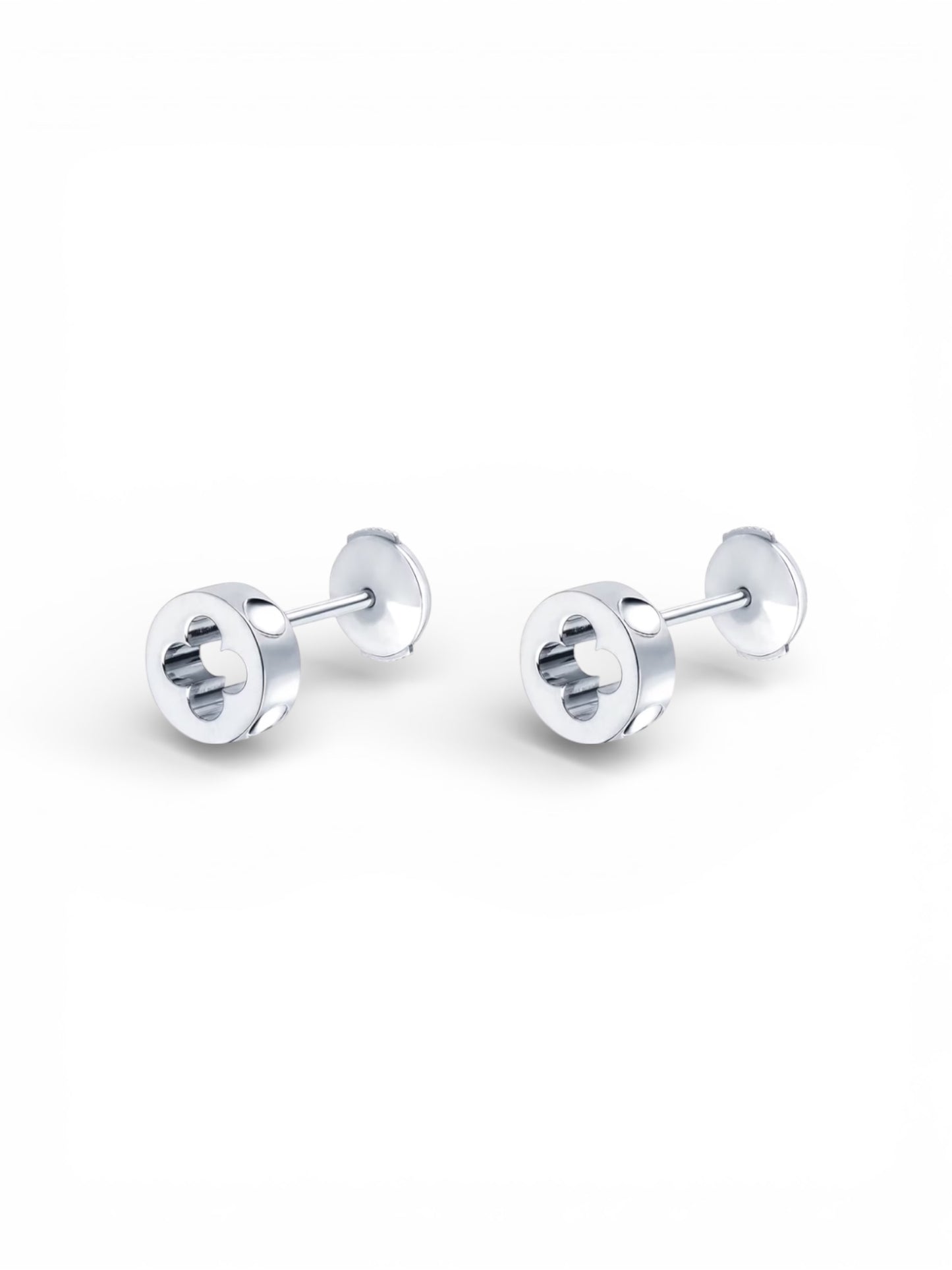 Louis Vuitton – Puces d’oreilles Empreinte (Or blanc 18k)