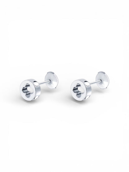 Louis Vuitton – Puces d’oreilles Empreinte (Or blanc 18k)