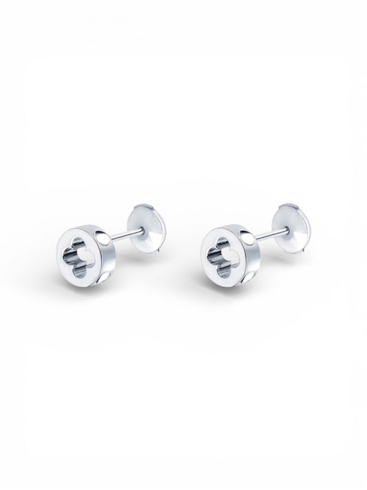 Louis Vuitton – Puces d’oreilles Empreinte (Or blanc 18k)