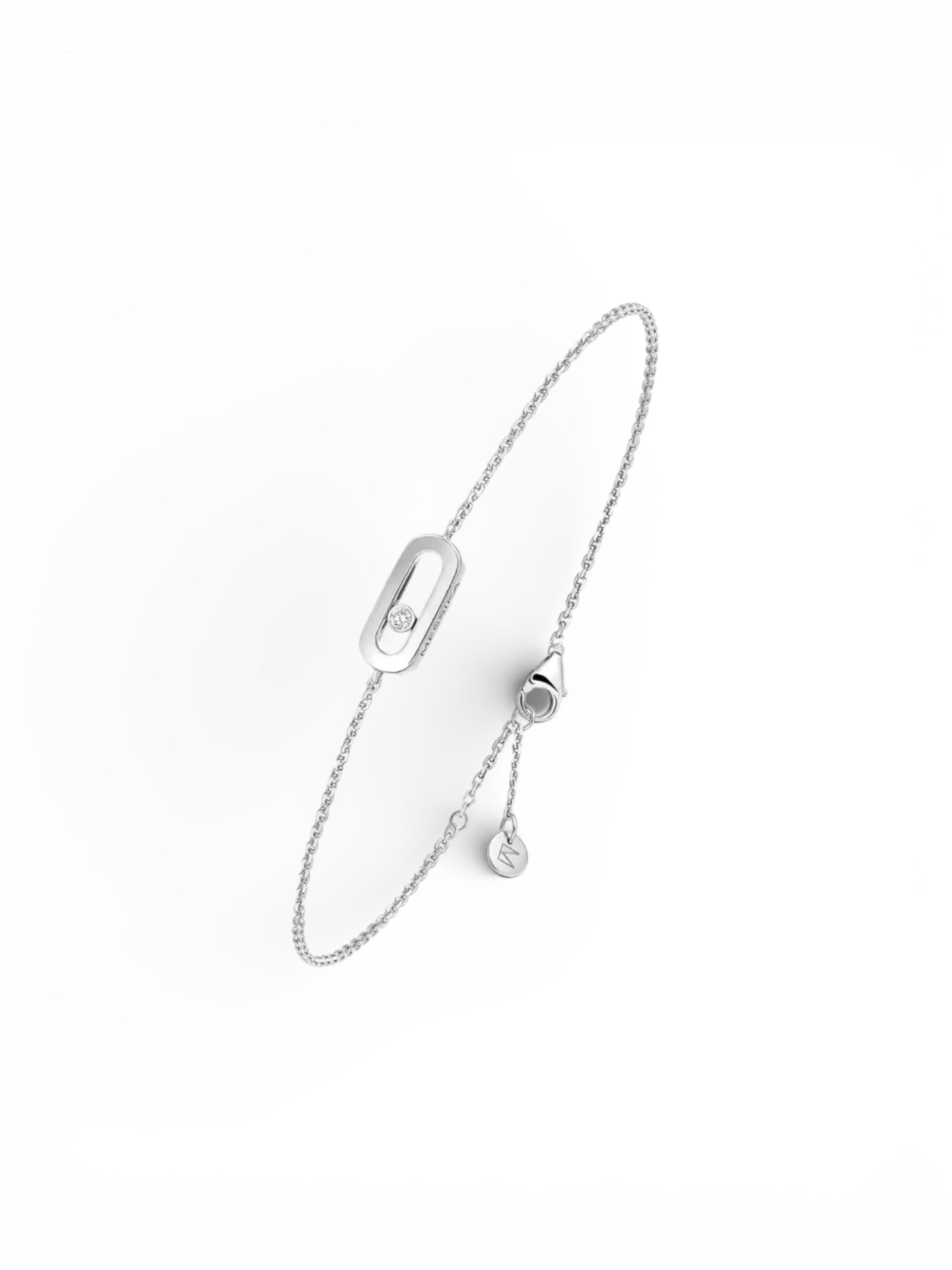 Bracelet Messika Care(s) en or blanc et diamant