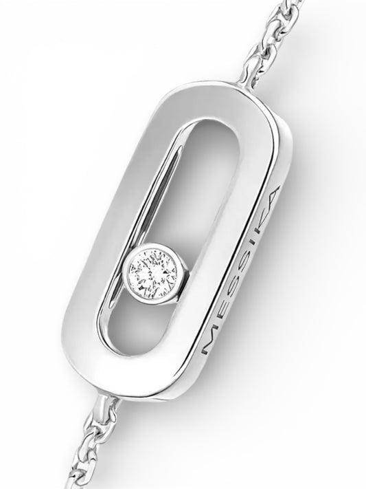 Bracelet Messika Care(s) en or blanc et diamant